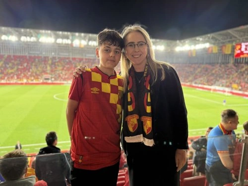 Göztepe sevdalısı minik Yiğit'e Ceyda Bölünmez Çankırı'ndan jest! 